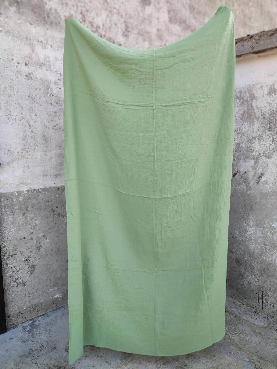 Eukalipto koloreko muselina eta katilua - Irudia 3